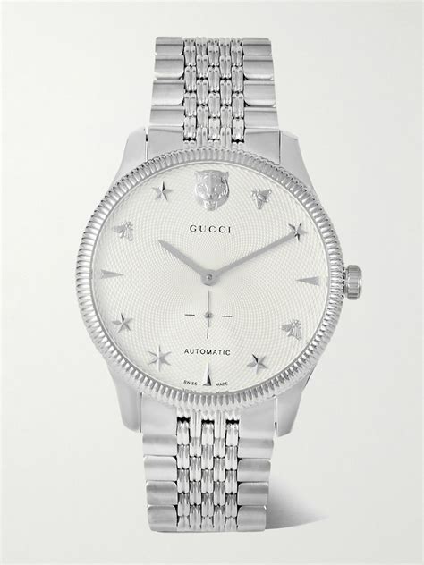 gucci watch metal chain|gucci g timeless watch 40mm.